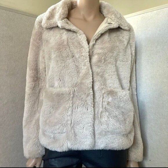 H&M faux fur jacket size M - Picture 1 of 9